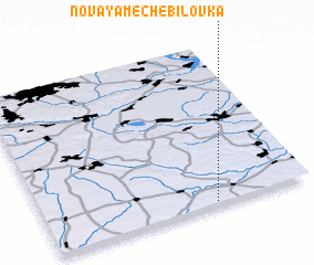 3d view of Novaya Mechebilovka