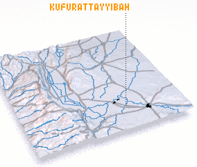 3d view of Kufūr aţ Ţayyibah