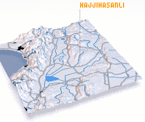 3d view of Ḩājjī Ḩasanlī