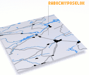 3d view of Rabochiy Posëlok