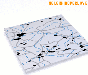 3d view of Melekhino Pervoye