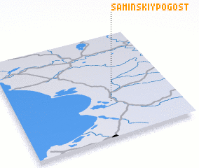 3d view of Saminskiy Pogost