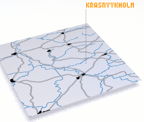 3d view of Krasnyy Kholm