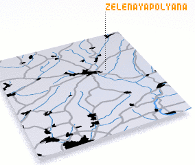 3d view of Zelënaya Polyana