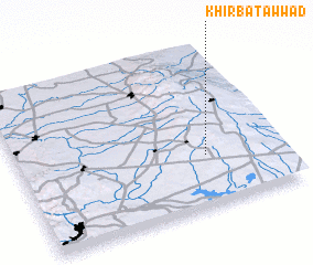 3d view of Khirbat ‘Awwād