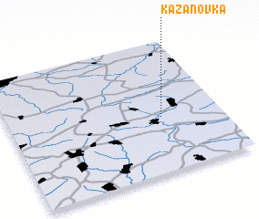 3d view of Kazanovka