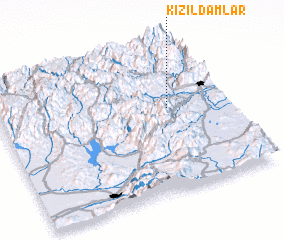 3d view of Kızıldamlar