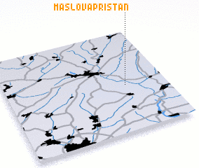 3d view of Maslova Pristan\