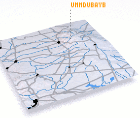 3d view of Umm Ḑubayb