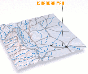 3d view of Iskandarīyah