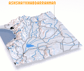 3d view of Ash Shaykh ‘Abd ar Raḩmān