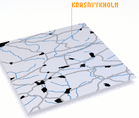 3d view of Krasnyy Kholm