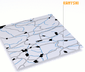 3d view of Kamyshi