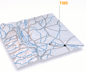 3d view of Ţi‘ān