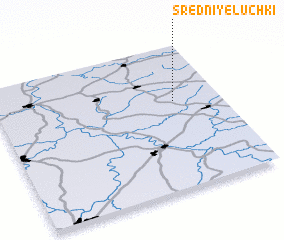 3d view of Sredniye Luchki