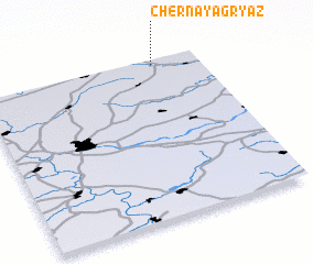 3d view of Chërnaya Gryaz\