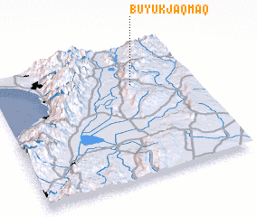 3d view of Buyūk Jāqmaq