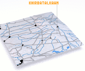 3d view of Khirbat al Kawm