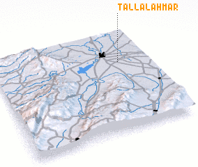 3d view of Tall al Aḩmar