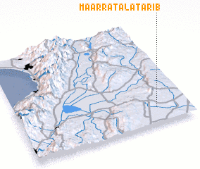 3d view of Ma‘arrat al Atārib