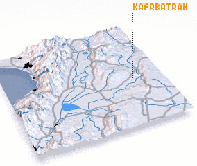 3d view of Kafr Baţrah