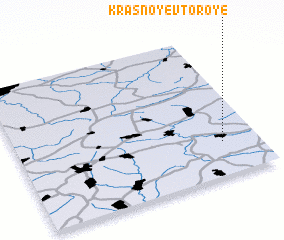 3d view of Krasnoye Vtoroye