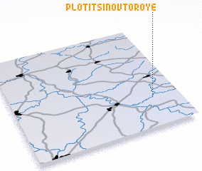 3d view of Plotitsino Vtoroye