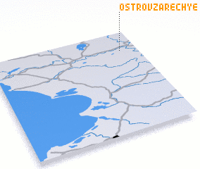 3d view of Ostrov-Zarech\