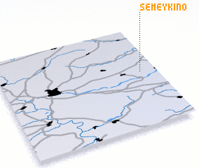 3d view of Semeykino