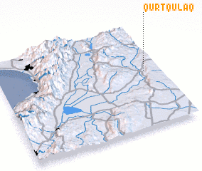 3d view of Qūrt Qūlāq