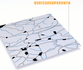 3d view of Borisovka Pervaya