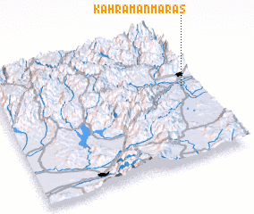 3d view of Kahramanmaraş