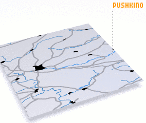 3d view of Pushkino