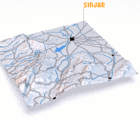 3d view of Sinjār