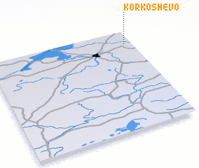 3d view of Korkoshëvo