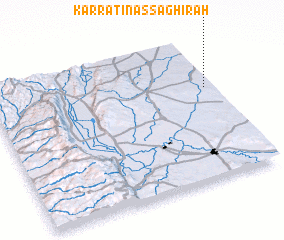 3d view of Karrātīn aş Şaghīrah