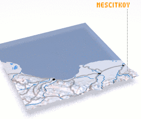 3d view of Mescitköy