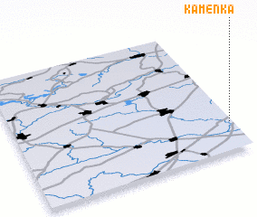 3d view of Kamenka