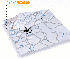 3d view of ‘Ayn Kafr Zabad