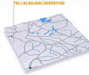 3d view of Tall al ‘Awjāʼ al Gharbīyah