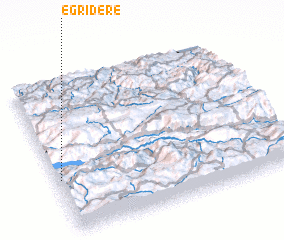 3d view of Eğridere