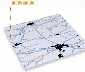 3d view of Khomyakovo