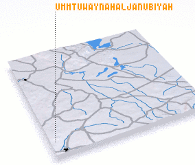 3d view of Umm Tuwaynah al Janūbīyah