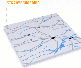 3d view of Staroye Gvozdino