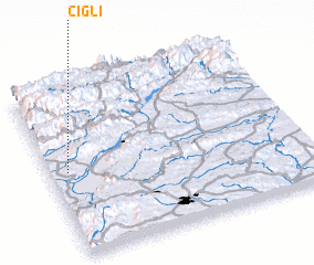 3d view of Çiğli