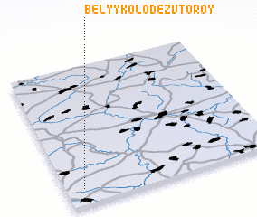 3d view of Belyy Kolodez\