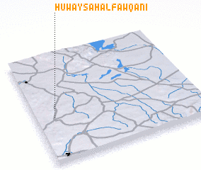 3d view of Ḩuwayşah al Fawqānī