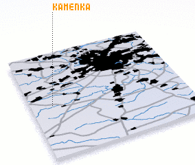 3d view of Kamenka
