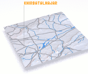 3d view of Khirbat al Ḩajar