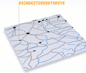 3d view of Rozhdestveno Vtoroye